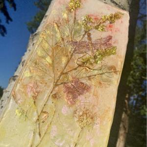 Sunset Botanical Mix No.3 - Plaster Cast Resin Art