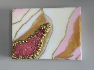 Geode Resin Art - Pretty in Pink
