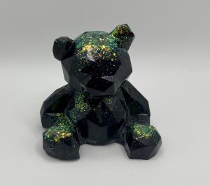 Beary Cute Resin Figurine - Black Colour Shift